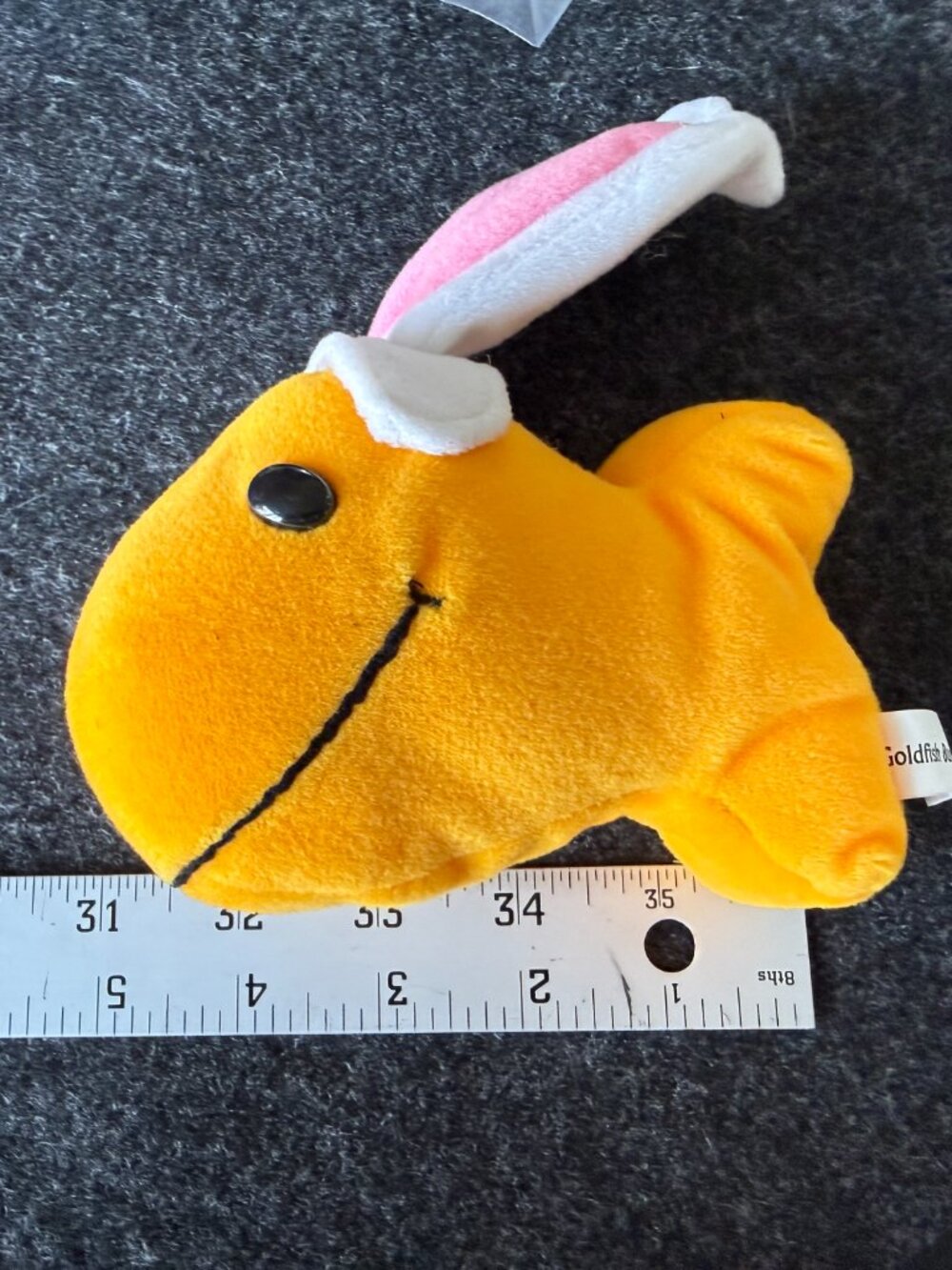 Vintage Pepperidge Farm Goldfish Easter Bunny Plush 1990s - Picture 5 of 6